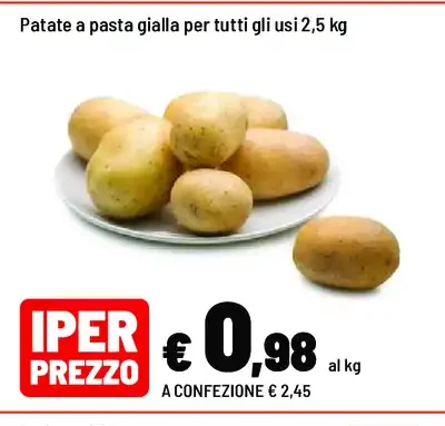 Patate a pasta gialla