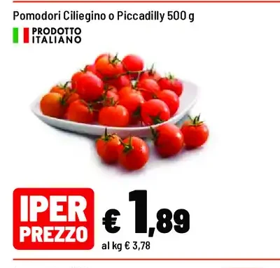 Pomodori Ciliegino o Piccadilly