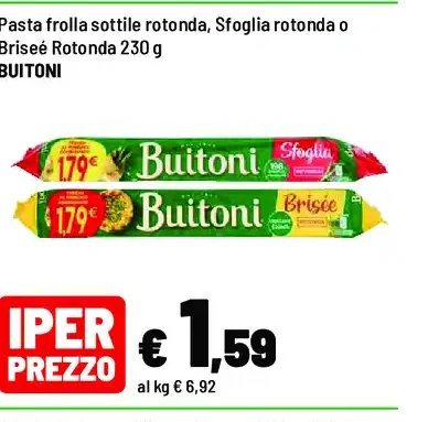 Pasta sfoglia o brisée