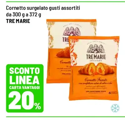 Cornetto surgelato gusti assortiti