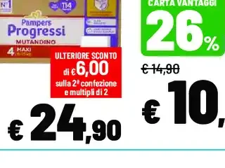 Pannolini Pampers Progressi