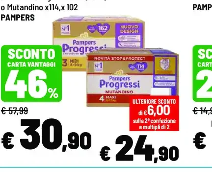 Pannolini Pampers Progressi