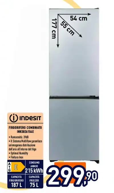 Frigorifero combinato Indesit