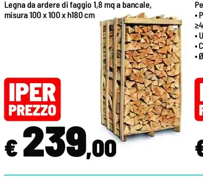 Legna da ardere di faggio