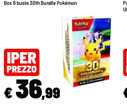 Box Pokémon 6 buste 30th Bundle