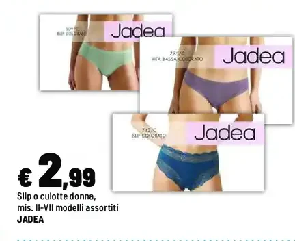 Slip o culotte donna