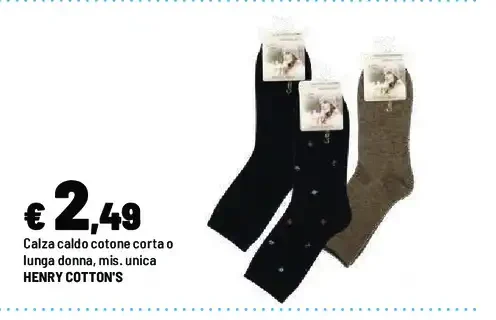 Calza caldo cotone