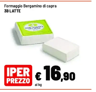 Formaggio Bergamino di capra 3B Latte