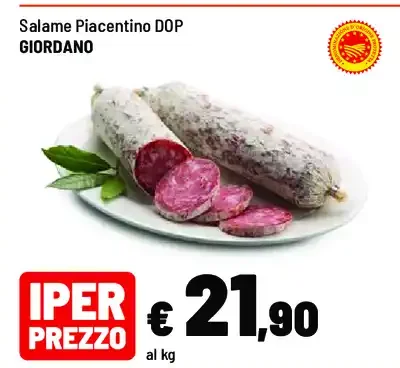 Salame Piacentino DOP Giordano