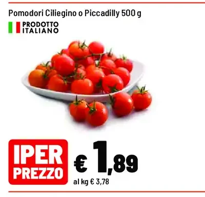 Pomodori Ciliegino o Piccadilly