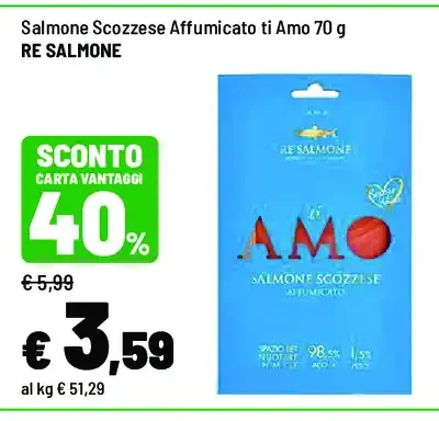 Salmone Scozzese Affumicato Re Salmone