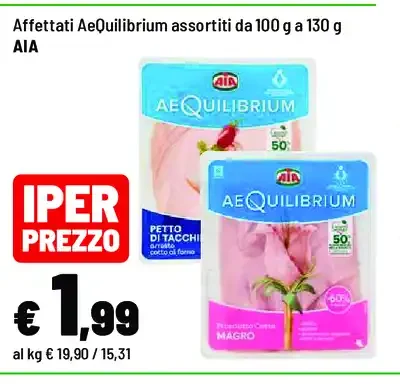 Affettati Aequilibrium assortiti AIA