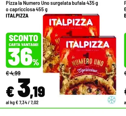 Pizza surgelata