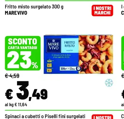 Fritto misto surgelato MAREVIVO