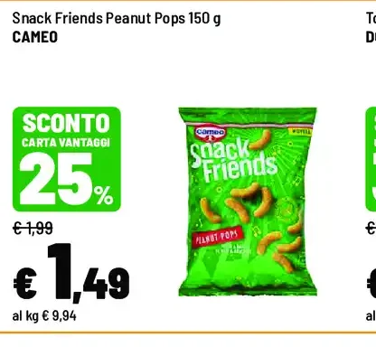Snack Friends Peanut Pops CAMEO