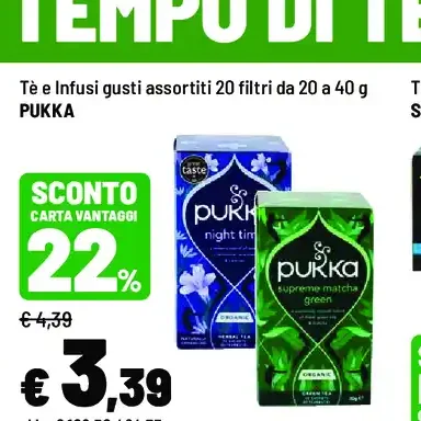 Tè e infusi assortiti PUKKA