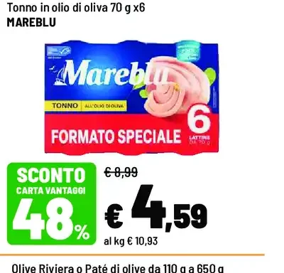 Tonno in olio di oliva