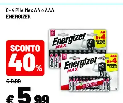 Pile Max AA o AAA