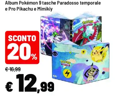 Album Pokémon Paradiso temporale e Pro Pikachu e Mimikyu