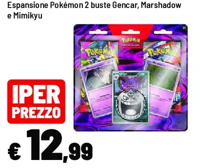 Espansione Pokémon Gengar, Marshadow e Mimikyu