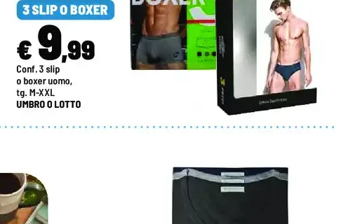 Slip o boxer uomo
