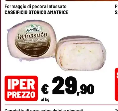 Formaggio di pecora infossato