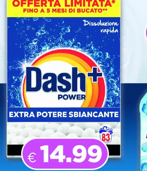 Dash Power detersivo lavatrice