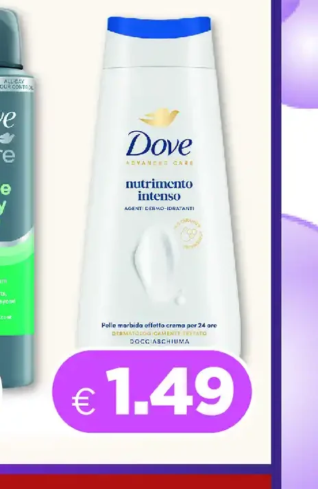 Dove Advanced Care nutrimento intenso