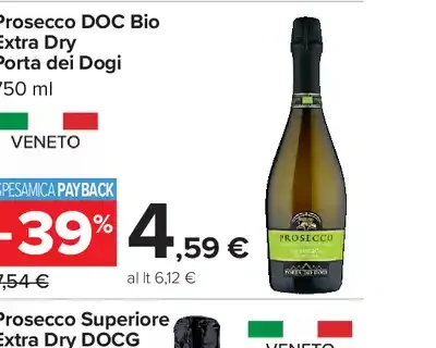 Prosecco DOC Bio Extra Dry Porta dei Dogi