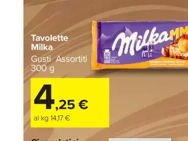 Tavolette Milka