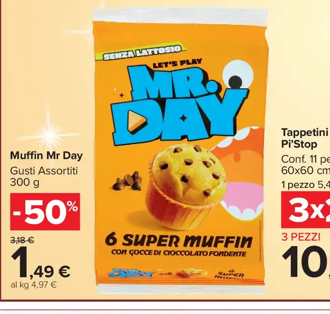 Muffin Mr Day gusti assortiti