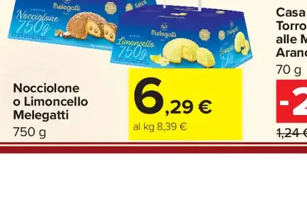 Nocciolone o Limoncello Melegatti
