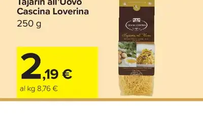 Tajarin all'Uovo Cascina Loverina