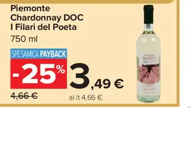 Piemonte Chardonnay DOC I Filari del Poeta