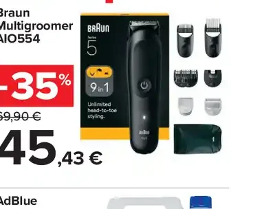 Braun Multigroomer AIO554
