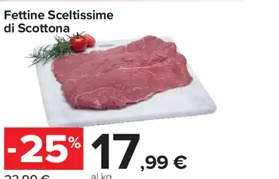 Fettine sceltissime di scottona