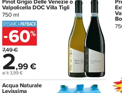 Pinot Grigio Delle Venezie o Valpolicella DOC Val Tigli
