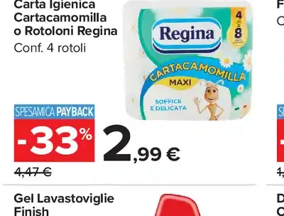 Carta Igienica Cartacamomilla Regina