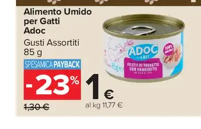 Alimento Umido per Gatti Adoc