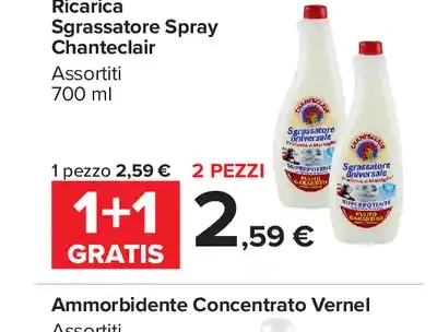 Ricarica Sgrassatore Spray Chanteclair