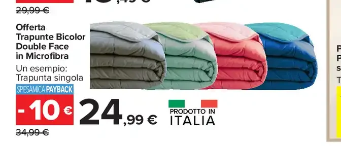 Trapunta double face