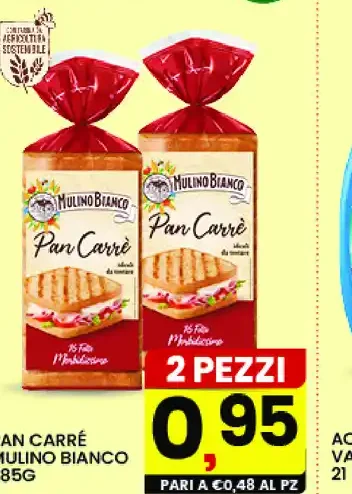 Pan Carrè Mulino Bianco 285g