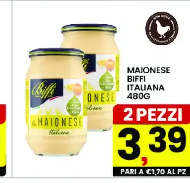 Maionese Biffi italiana 480g