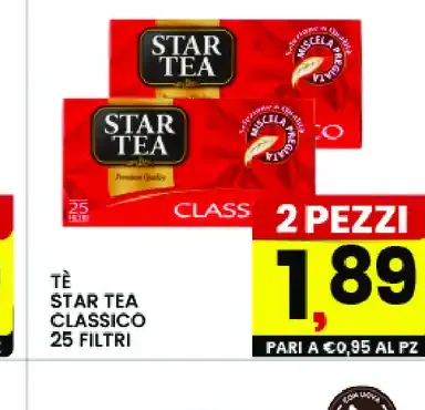 Tè Star Tea Classico 25 filtri
