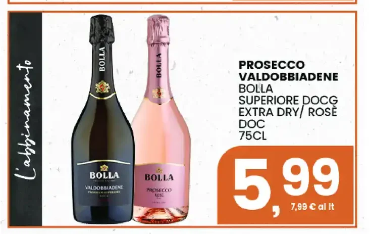 Prosecco Valdobbiadene Bolla Superiore DOCG