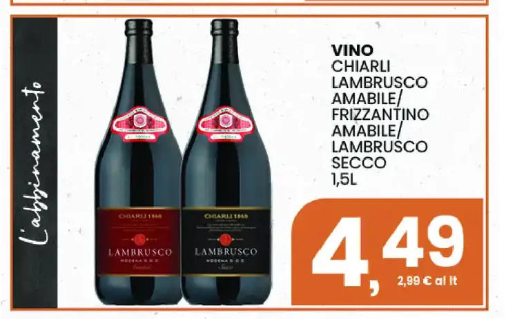 Vino Chiari Lambrusco