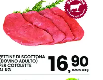 Fettine di scottona per cotolette