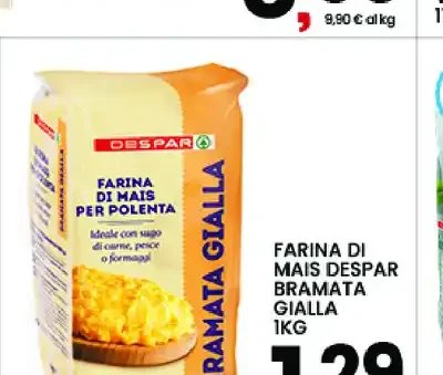 Farina di mais bramata gialla