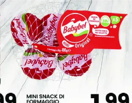 Mini snack di formaggio Babybel