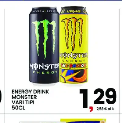 Energy drink Monster vari tipi